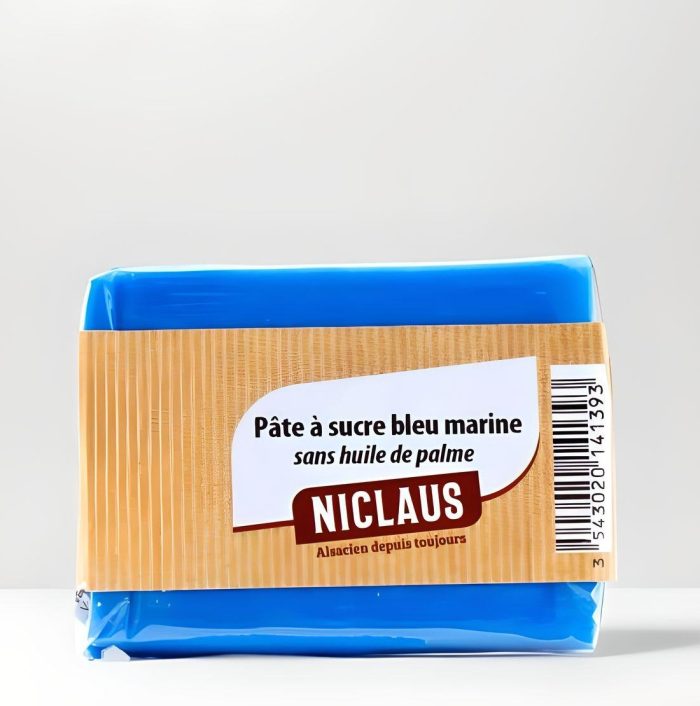 Pâte à sucre bleu marine