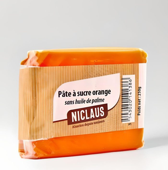 Pâte à sucre orange