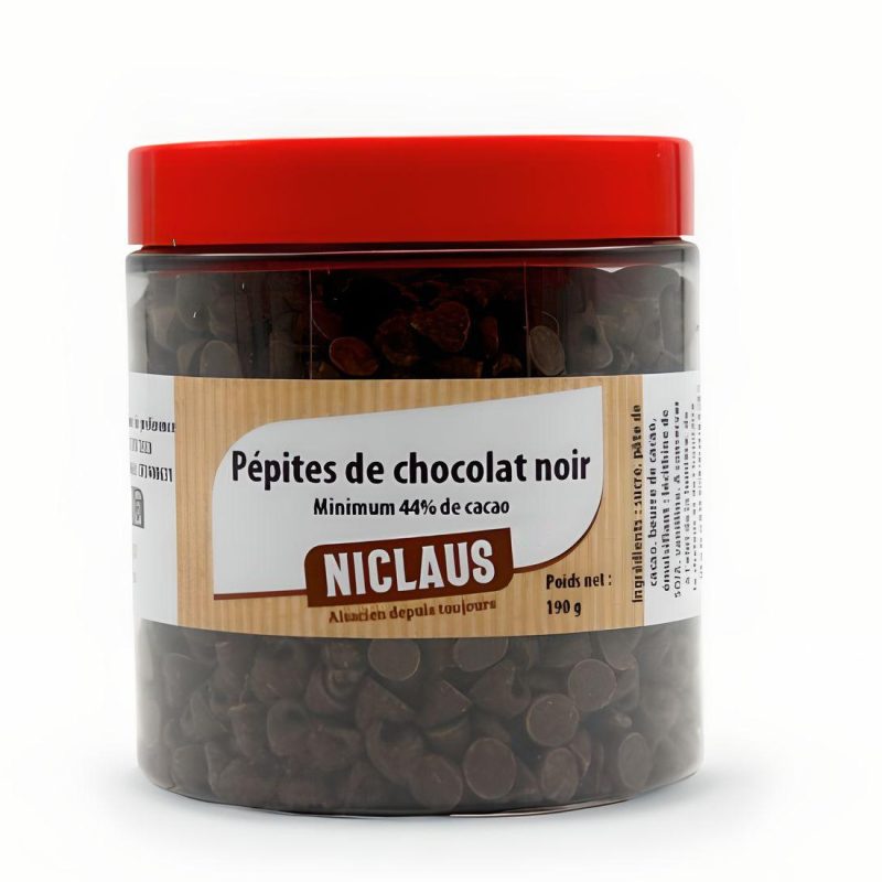 Pépites de chocolat noir