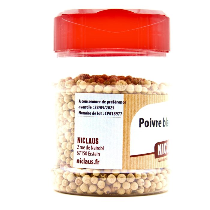 Poivre blanc en grains