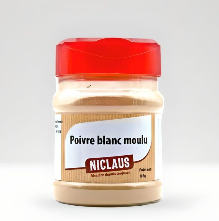 Poivre blanc moulu