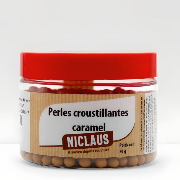 Perles croustillantes caramel